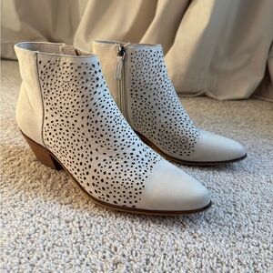 Caslon Cream Ankle Boots